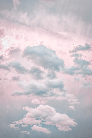 Nature, Sky, Clouds, Light, Light Coloured, Porous, Pastel HD phone wallpaper