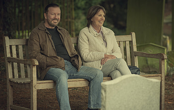 Ricky Gervais, Irreverent humor, Timely TV series, Unconventional storytelling HD wallpaper