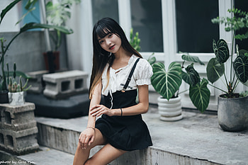 Asian, Woman, Model, Cute HD wallpaper