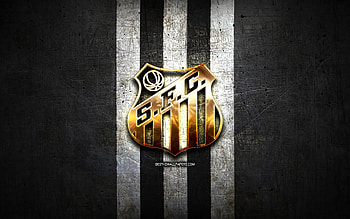 Santos FC, sfc, soccer, logo, football HD wallpaper
