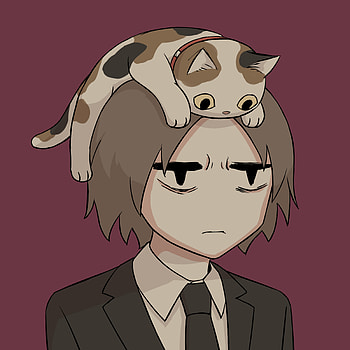 眉間しわ伸ばし猫 Cat and you, Anime, Cute, Happy, Upset, Sad, Adorable, Avogado6, life HD phone wallpaper