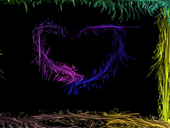 Your Heart, paint, paints, heart, art HD wallpaper