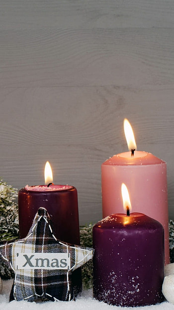 Candles , Xmas Decoration, Candles HD phone wallpaper
