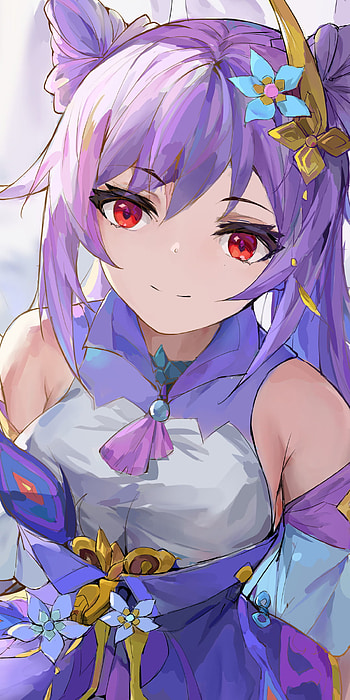 Keqing (Genshin Impact), video game, Genshin Impact HD phone wallpaper
