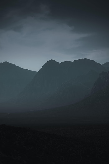 Nature, Mountains, Rocks, Fog, Evening HD phone wallpaper
