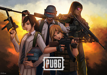 Pubg Squad Art, pubg, playerunknowns-battlegrounds, 2018-games, games, deviantart HD wallpaper