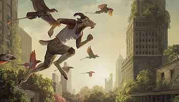 Liberity With Caraid , artist, artwork, digital-art HD wallpaper