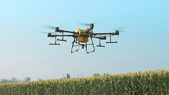 Agriculture drone, Fertilizer spraying, Pesticide spraying, Smart farming HD wallpaper