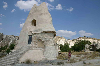 cappadocia-house in Turkey, cappodocia, house HD wallpaper