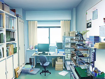 welcome to my room, chair, curtains, books, window, zoids, computer, bookseller, desk HD wallpaper