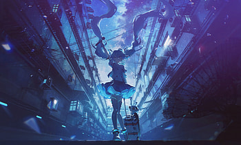 Hatsune Miku Radiant Vibe , hatsune-miku, anime-girl, anime, artist, artwork, digital-art, pixiv HD wallpaper