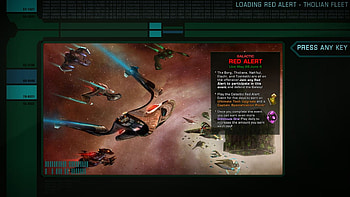 Red Alert--Romulan Loadscreen, Loadscreen, STO, Romulan, 2021 HD wallpaper