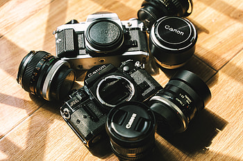 Vintage Canon Cameras Collection – Man-Made graphy Gear, man made, vintage camera, camera, canon HD wallpaper