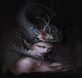 Queen Of Spade, cool, amazing, lovely, beauty HD wallpaper