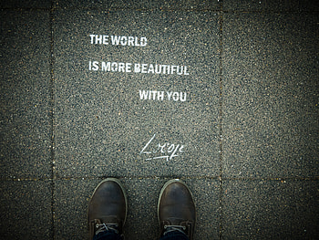 Words, Asphalt, Inscription, Quote, Quotation HD wallpaper