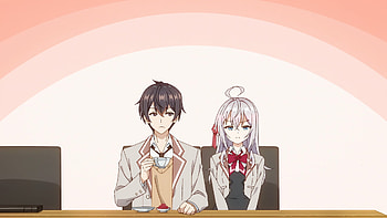 Kuze and Kujou, Anime, Alya Sometimes Hides Her Feelings in Russian, Masachika Kuze, Alisa Mikhailovna Kujou HD wallpaper
