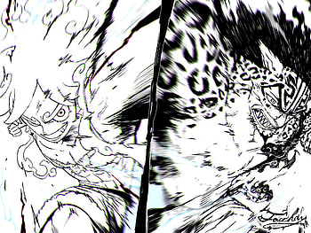 Luffy VS Rob Lucci, Anime, One Piece, Monkey D. Luffy, Gear 5 (One Piece), Rob Lucci HD wallpaper