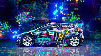 Ford Fiesta ST RX43, Hoonigan HD wallpaper