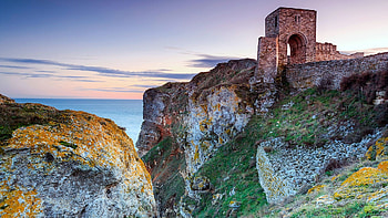 Historic fortress, Kaliakra Cape, Bulgarian landmark, Windows spotlight HD wallpaper