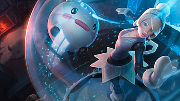 Orianna LoL Winter Wonder Splash Art, video game, League Of Legends, Orianna (League Of Legends) HD wallpaper