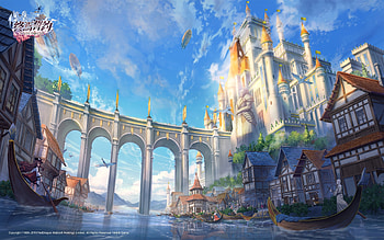 Final Oath, bridge, castle, video game HD wallpaper