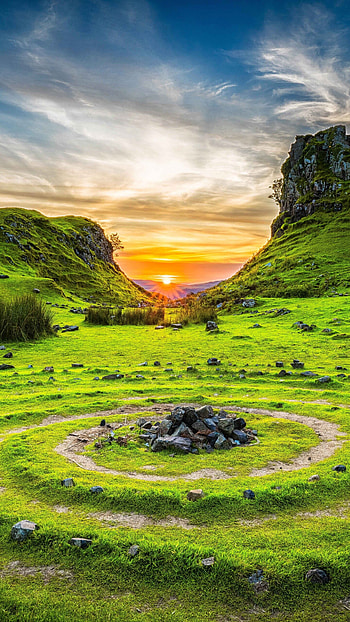 United Kingdom, Skye beauty, resolution, Majestic scenery HD phone wallpaper