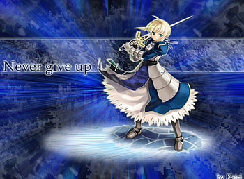 Fate Stay Night, blue, anime, character HD wallpaper