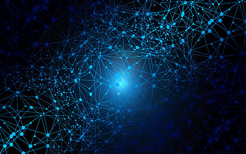 network concepts, blue abstract background, lines, digital art, creative, social network, technology for with resolution . High Quality HD wallpaper