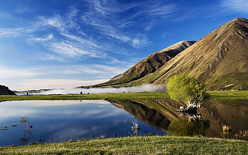 New Zealand , Majestic sceneries, Pristine nature, Serene beauty HD wallpaper