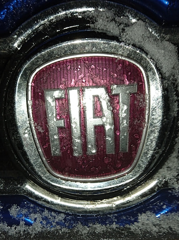 Fiat logo, auto_part, automotive_exterior HD phone wallpaper