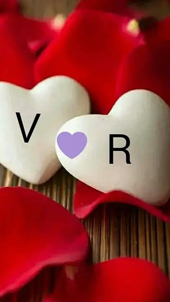 V R, Love, Heart HD phone wallpaper