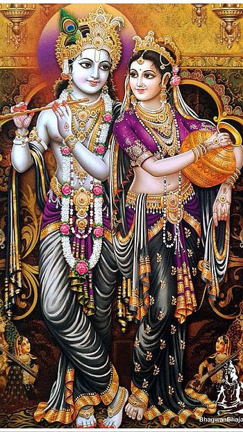 Radha Krishna, sakhi HD phone wallpaper