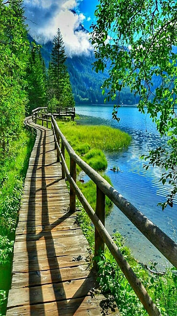 bridge, cloud, sky HD phone wallpaper