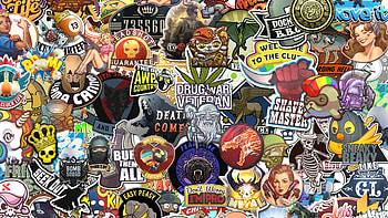 CS:GO sticker bomb HD wallpaper