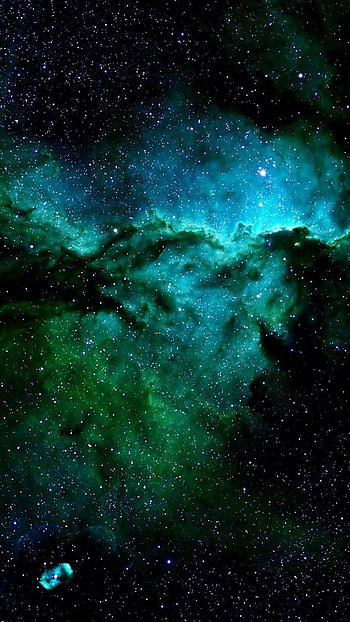 Space, Green Aesthetic HD phone wallpaper