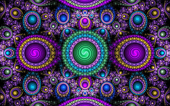 Abstract, Background, Lilac, Circles, Shine, Light, Form HD wallpaper