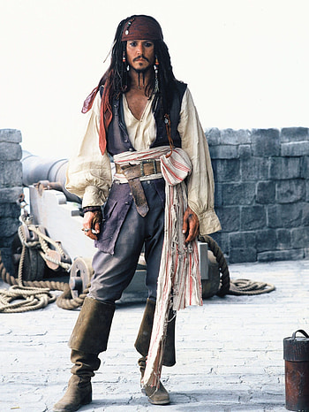 Jack Sparrow, Knee high boots, Costume, Johnny Depp HD phone wallpaper