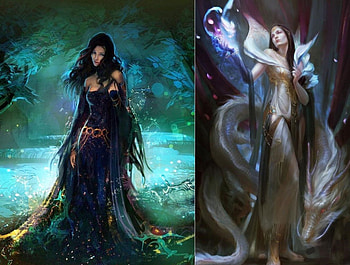dark age women, women, abstract, fantasy, dark age HD wallpaper
