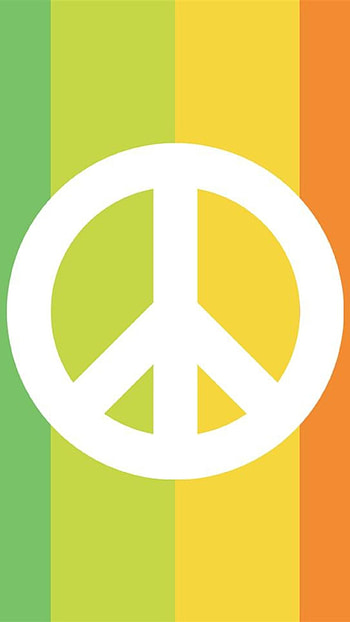 Peace sign, Android , Black theme, Instagram HD phone wallpaper