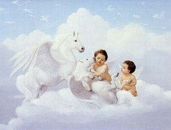 Heaven Angel III, angel, fantasy, love, heaven HD wallpaper