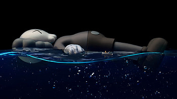KAWS , Unique visuals, Artistic expression, Striking designs HD wallpaper