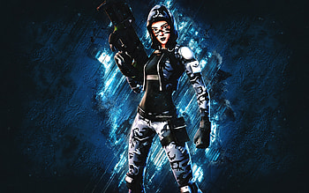 Fortnite Chill Count Skin, Fortnite, main characters, blue stone background, Chill Count, Fortnite skins, Chill Count Skin, Chill Count Fortnite, Fortnite characters HD wallpaper