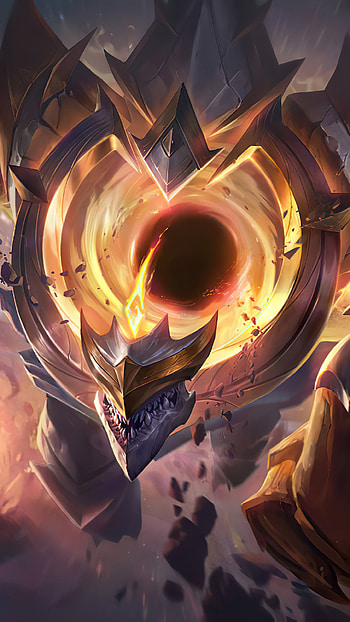 Dark star malphite, rock, league of legends HD phone wallpaper