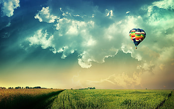 Hot air balloon flight, Aerial adventure, Sky high thrill, Sports HD wallpaper