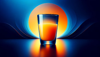 Refreshing Orange Juice, orange juice, glass, juice, bright colors HD wallpaper