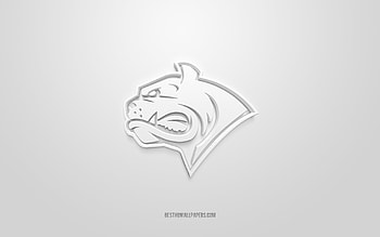 Dornbirn Bulldogs, creative 3D logo, white background, ICE Hockey League, 3d emblem, Italian Hockey Club, Dornbirn, Italy, 3d art, hockey, Dornbirn Bulldogs 3d logo HD wallpaper