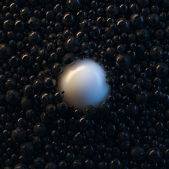 Bubbles, 3D, Balls HD phone wallpaper