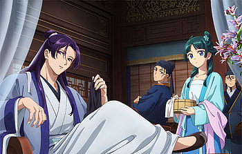The Apothecary Diaries : Maomao & Jinshi Anime Scene Ultra, Anime, The Apothecary Diaries, Jinshi (The Apothecary Diaries), Maomao (The Apothecary Diaries) HD wallpaper