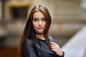 Brunette Girl Pierced Nose , brunette, girls, model HD wallpaper