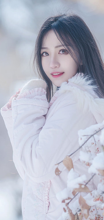 black hair, model, woman, asian HD phone wallpaper